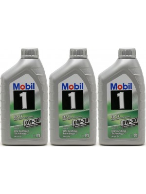 Mobil 1 ESP LV 0W-30 (A5/B5, C2) Motoröl 3x 1l = 3 Liter