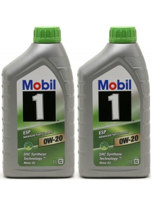 Mobil 1 ESP X2 0W-20 Motoröl 2x 1l = 2 Liter