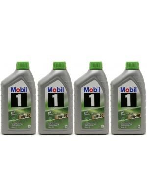 Mobil 1 ESP X2 0W-20 Motoröl 4x 1l = 4 Liter