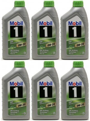 Mobil 1 ESP X2 0W-20 Motoröl 6x 1l = 6 Liter