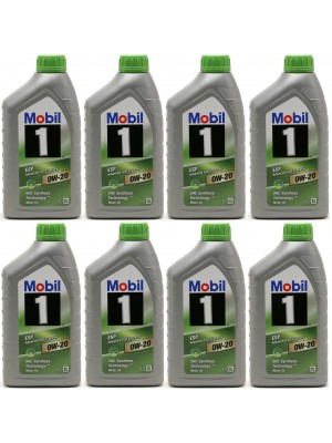 Mobil 1 ESP X2 0W-20 Motoröl 8x 1l = 8 Liter