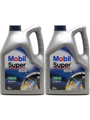 Mobil Super 1000 X1 15W-40 Motoröl 2x 5 = 10 Liter