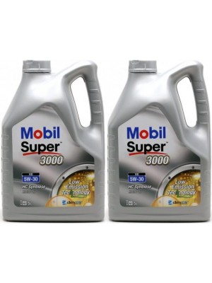 Mobil Super 3000 XE 5W-30 Motoröl 2x 5 = 10 Liter