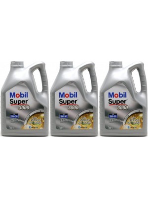 Mobil Super 3000 XE 5W-30 Motoröl 3x 5 = 15 Liter