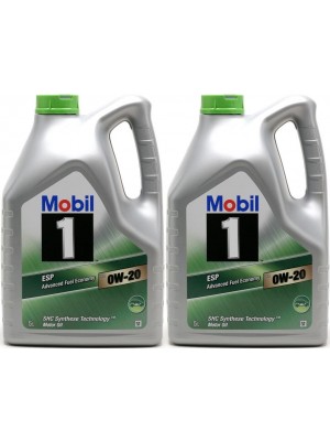 Mobil 1 ESP X2 0W-20 Motoröl 2x 5 = 10 Liter