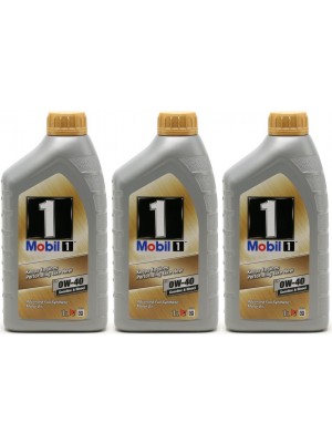 Mobil 1 FS 0W-40 Motoröl (ehem. NEW LIFE) 3x 1l = 3 Liter