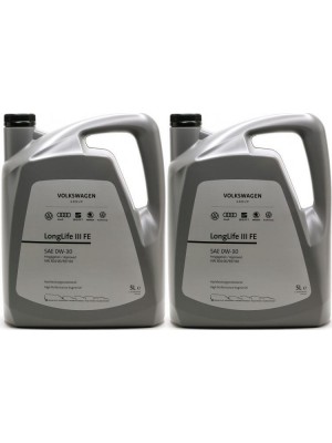 Original VW LongLife III FE 0W-30 Motorenöl Original GS55545M4EUR 2x5 = 10 Liter