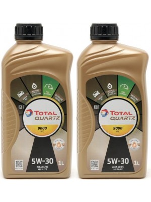 Total Quartz 9000 NFC 5W30 Motoröl 2x 1l = 2 Liter