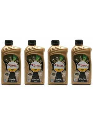 Total Quartz INEO First 0W-30 Motoröl 4x 1l = 4 Liter