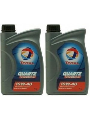 Total QUARTZ 7000 ENERGY 10W-40 Motoröl 2x 1l = 2 Liter