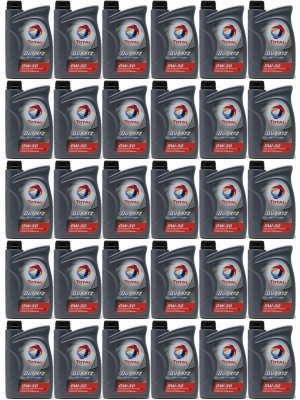 Total Quartz Ineo Efficiency 0W-30 Motoröl 30x 1l = 30 Liter