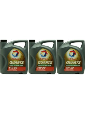 Total Quartz INEO EcoB 5W-20 Motoröl 3x 5 = 15 Liter