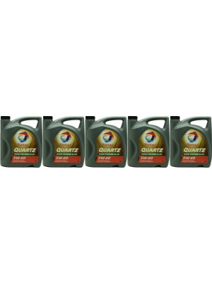 Total Quartz INEO EcoB 5W-20 Motoröl 5x 5 = 25 Liter