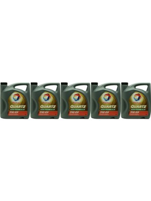 Total Quartz INEO EcoB 5W-20 Motoröl 5x 5 = 25 Liter