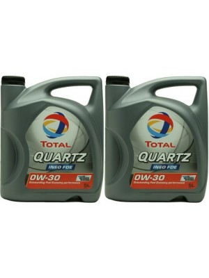 Total Quartz Ineo FDE 0W-30 Motoröl 2x 5 = 10 Liter