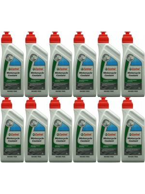 Castrol Motorcycle Coolant 12x 1l = 12 Liter