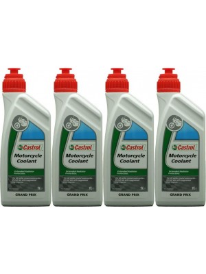 Castrol Motorcycle Coolant 4x 1l = 4 Liter