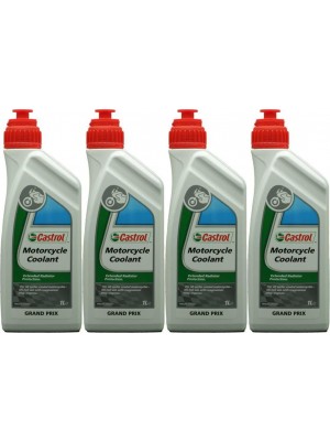 Castrol Motorcycle Coolant 4x 1l = 4 Liter