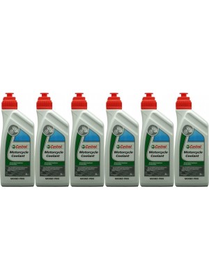 Castrol Motorcycle Coolant 6x 1l = 6 Liter