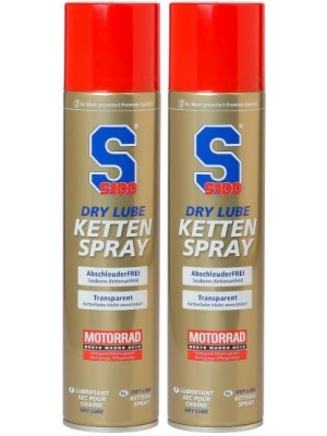 S100 Dry Lube Kettenspray 2x 400 Milliliter