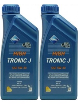 Aral HighTronic J 5W-30 Motoröl 2x 1l = 2 Liter