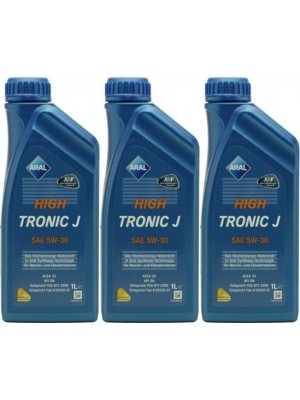 Aral HighTronic J 5W-30 Motoröl 3x 1l = 3 Liter