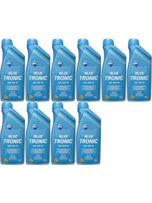 Aral Blue Tronic 10W-40 Diesel & Benziner Motoröliter 10x 1l = 10 Liter