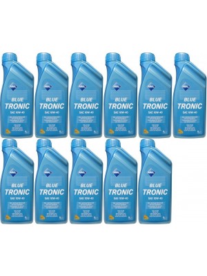 Aral Blue Tronic 10W-40 Diesel & Benziner Motoröliter 11x 1l = 11 Liter