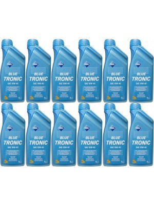 Aral Blue Tronic 10W-40 Diesel & Benziner Motoröliter 12x 1l = 12 Liter