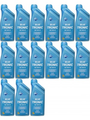 Aral Blue Tronic 10W-40 Diesel & Benziner Motoröliter 15x 1l = 15 Liter
