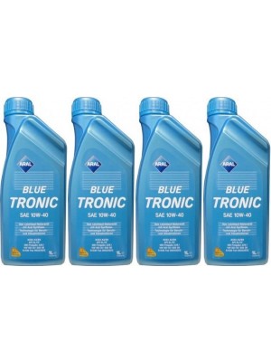 Aral Blue Tronic 10W-40 Diesel & Benziner Motoröliter 4x 1l = 4 Liter