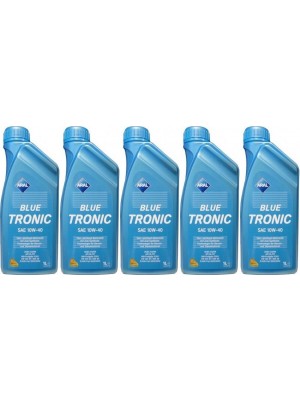 Aral Blue Tronic 10W-40 Diesel & Benziner Motoröliter 5x 1l = 5 Liter