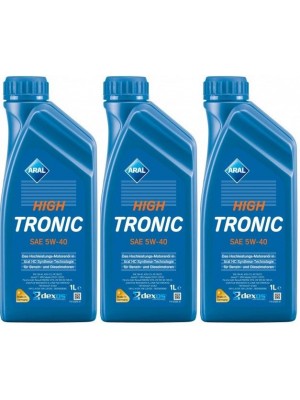 Aral HighTronic M 5W-40 Motoröl 3x 1l = 3 Liter