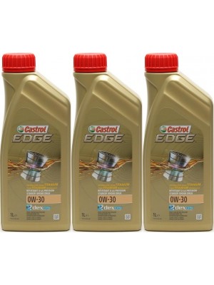 Castrol Edge 0W-30 Fluid Titanium (ex. FST) Motoröl 3x 1l = 3 Liter