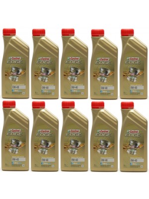 Castrol Edge Fluid Titanium C3 (ex. FST) 0W-40 Motoröl 10x 1l = 10 Liter