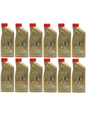 Castrol Edge Fluid Titanium C3 (ex. FST) 0W-40 Motoröl 12x 1l = 12 Liter