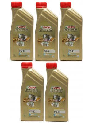 Castrol Edge Fluid Titanium C3 (ex. FST) 0W-40 Motoröl 5x 1l = 5 Liter