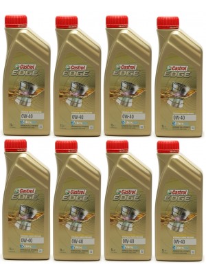 Castrol Edge Fluid Titanium C3 (ex. FST) 0W-40 Motoröl 8x 1l = 8 Liter