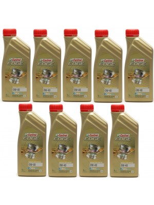 Castrol Edge Fluid Titanium C3 (ex. FST) 0W-40 Motoröl 9x 1l = 9 Liter