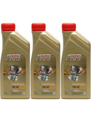 Castrol Edge Fluid Titanium (ex. FST) 5W-40 Motoröl 3x 1l = 3 Liter