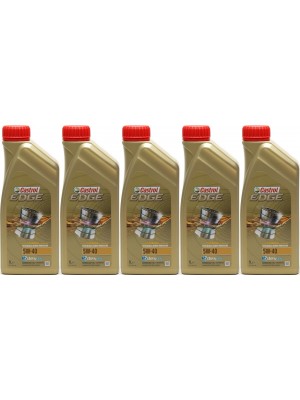 Castrol Edge Fluid Titanium (ex. FST) 5W-40 Motoröl 5x 1l = 5 Liter