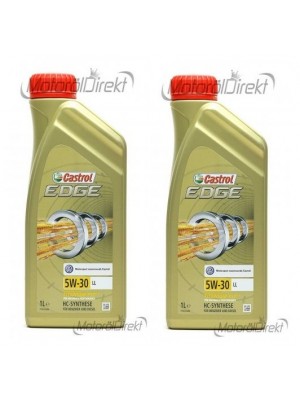 Castrol Edge 5W-30 LL Fluid Titanium Motoröl Longlife III 2x 1l = 2 Liter