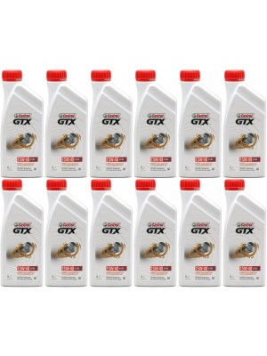 Castrol GTX 15W-40 A3/B3 Motoröl 12x 1l = 12 Liter