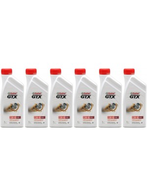 Castrol GTX 15W-40 A3/B3 Motoröl 6x 1l = 6 Liter