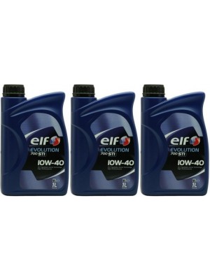 Elf Evolution 700 STI 10W-40 Diesel & Benziner Motoröl 3x 1l = 3 Liter