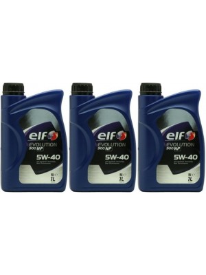 Elf Evolution 900 NF 5W-40 Motoröl 3x 1l = 3 Liter