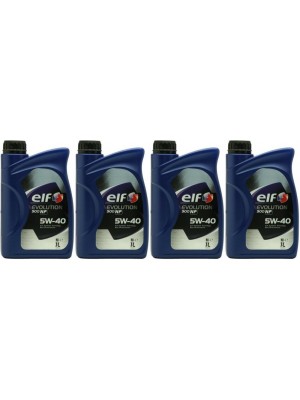 Elf Evolution 900 NF 5W-40 Motoröl 4x 1l = 4 Liter