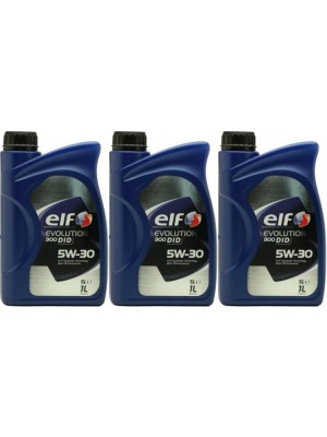 Elf Evolution 900 DID 5W-30 Motoröl 3x 1l = 3 Liter