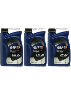 Elf Evolution 900 SXR 5W-30 Motoröl 3x 1l = 3 Liter