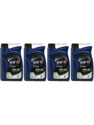 Elf Evolution 900 SXR 5W-30 Motoröl 4x 1l = 4 Liter